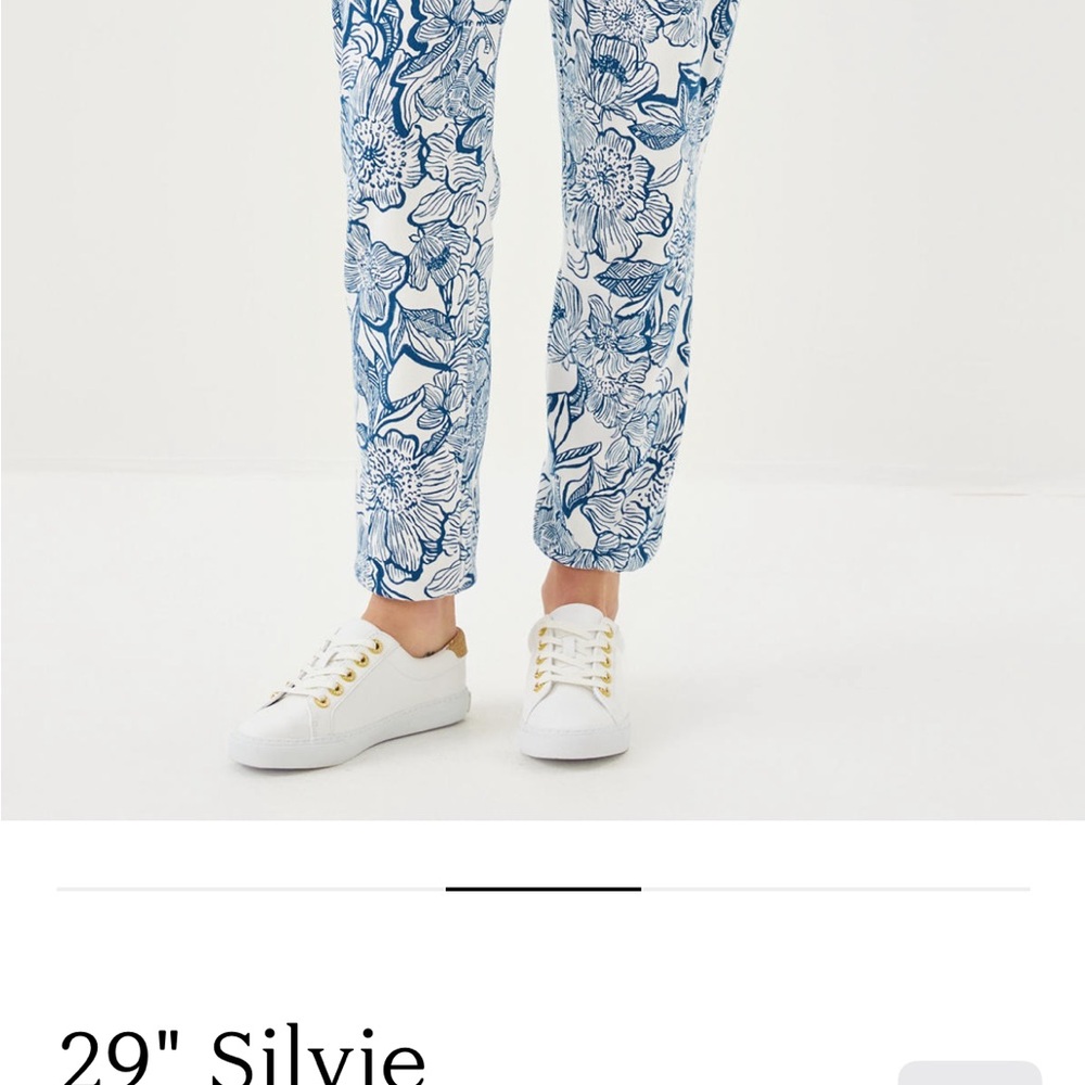 NWT Lilly Pulitzer Ladies * Silvie Jogger Mid Rise Relaxed Fit - Picture 2 of 11